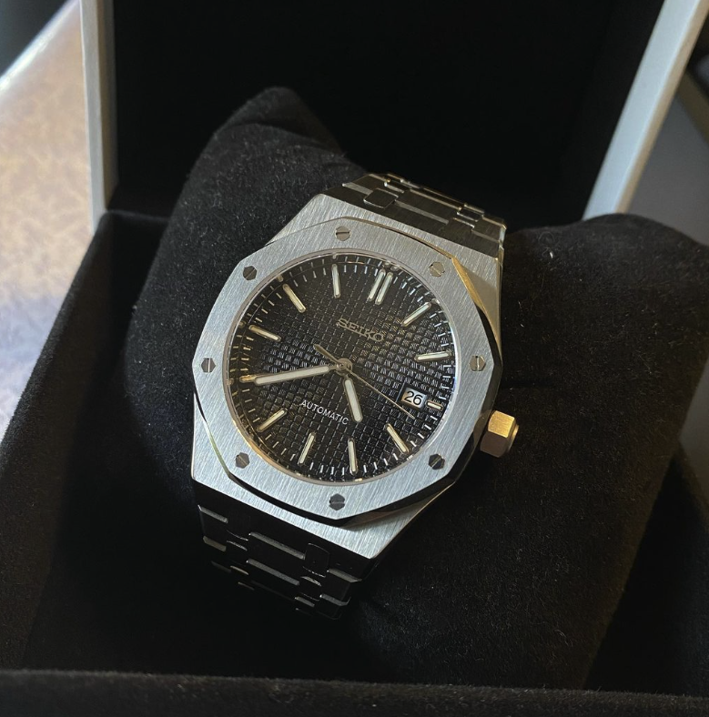 Personnalisation exceptionnelle : créez votre propre style avec nos montres SeikoMod, inspirées des icônes de l'horlogerie de luxe.